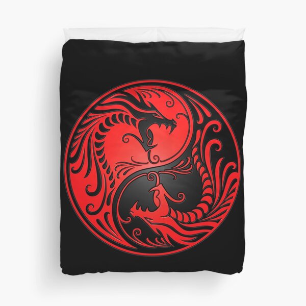 Item preview, Yin Yang Dragons Red and Black designed and sold by JeffBartels.