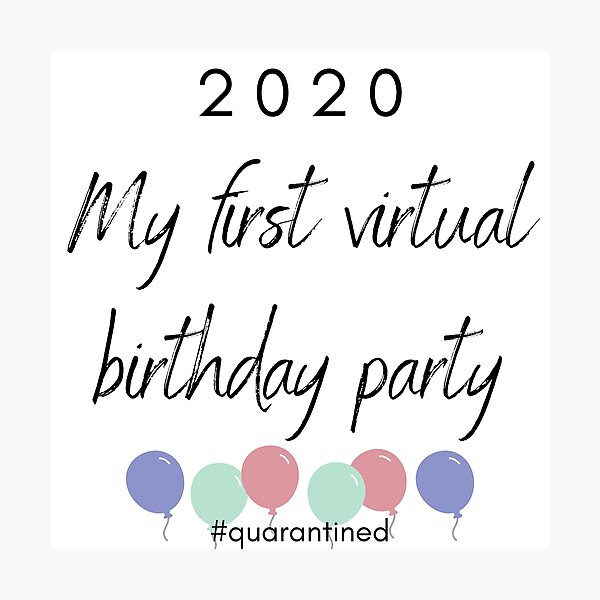 Item preview, My first virtual birthday party designed and sold by YesShop.