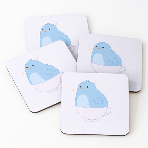 Item preview, Bird in a Teacup - Blue designed and sold by julipjulip.