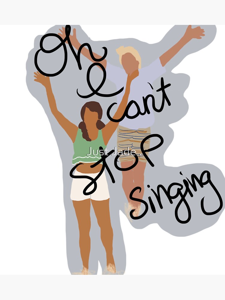 "Teen Beach Movie- Oh I can't stop singing" Sticker for Sale by