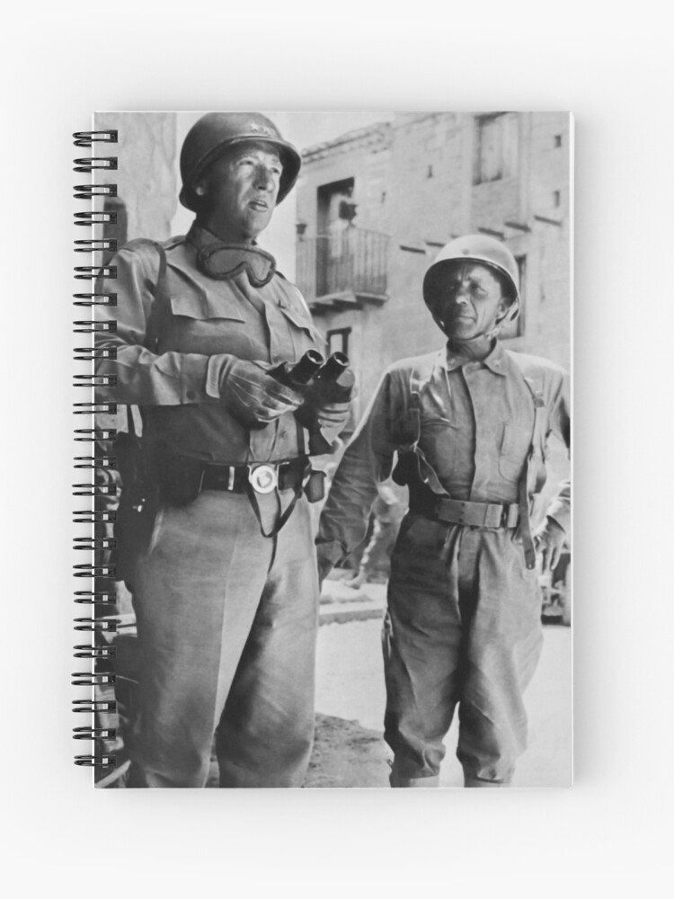 Cuaderno de espiral «General Patton y Teddy Roosevelt Jr. - Invasión de  Sicilia - Segunda Guerra Mundial» de warishellstore | Redbubble