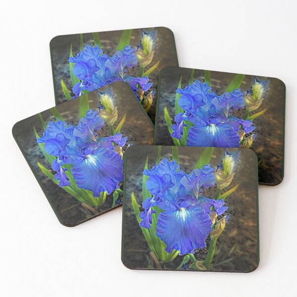 Item preview, iris in blue designed and sold by Fancieplants.