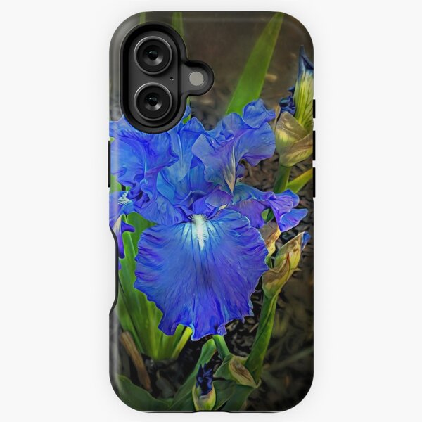 Item preview, iris in blue designed and sold by Fancieplants.