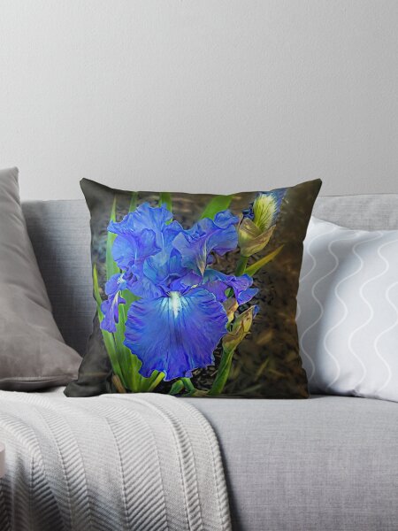 Item preview, iris in blue designed and sold by Fancieplants.