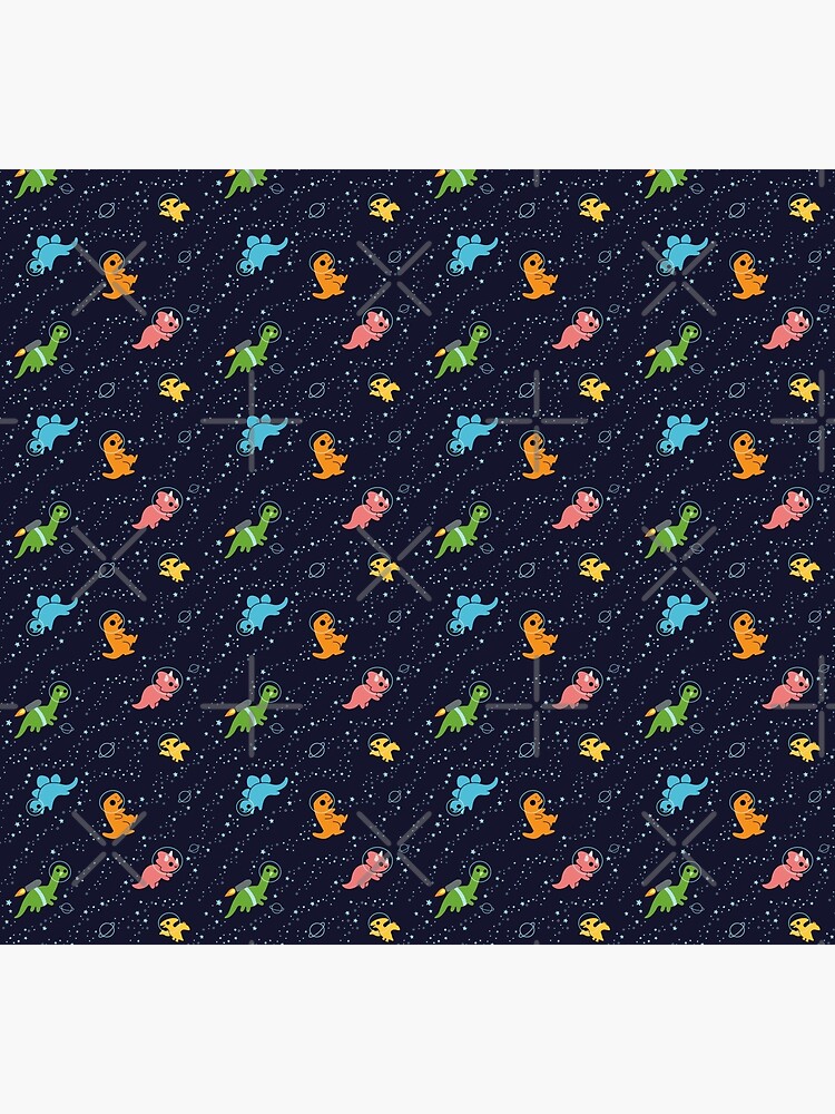 Dinosaurs In Space Pattern by KristyKate