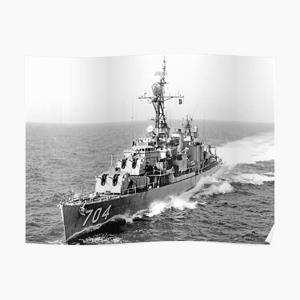 USS BORIE (DD-704) SHIP'S STORE Poster