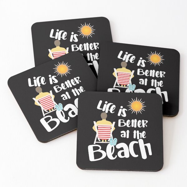 Item preview, Life is Better at the Beach Man in the sun designed and sold by suchfaith.