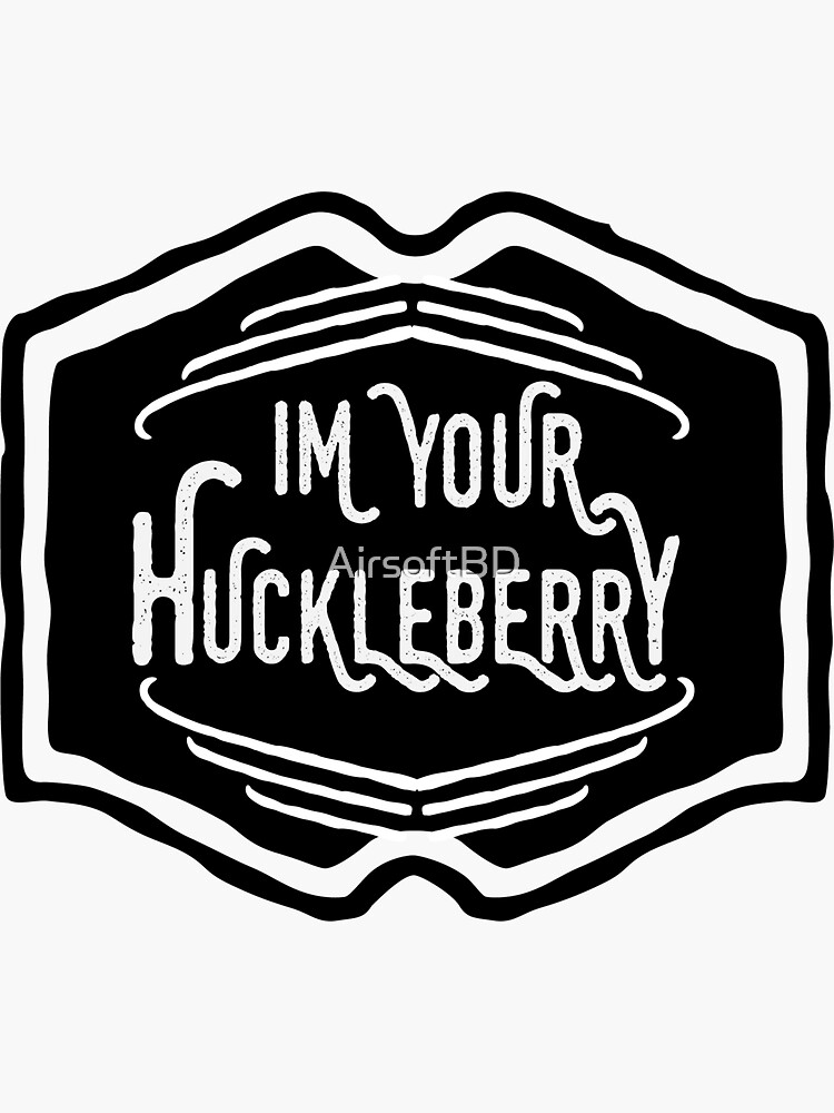 Patch Nation 'I'm Your Huckleberry' Klettpatch - PVC Moral Patch
