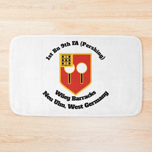 Item preview, 1st Battalion 9th Field Artillery Regiment Wiley Barracks, Neu Ulm- Pershing (Black Lettering) designed and sold by tomgriffin1956.