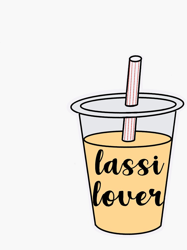 "Mango Lassi Sticker" Sticker by neeneeneen Redbubble