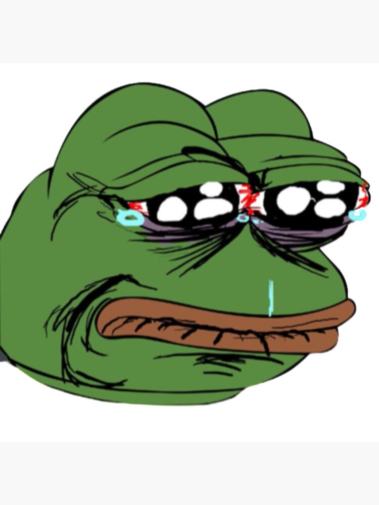 Dank Memer Sad Vibing Sad Pepe Sticker - Dank Memer Sad Vibing Sad Pepe Dank  Sad - Discover & Share GIFs