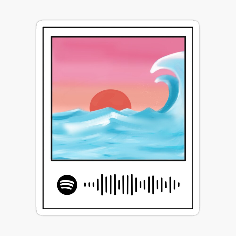 Ocean Eyes Spotify Code Art Board Print By Creativebyclara Redbubble - ocean eyes billie eilish roblox id