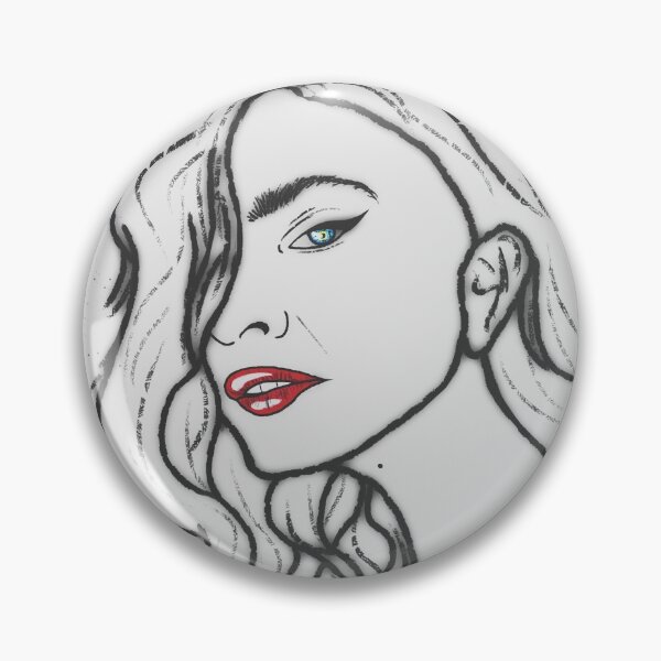 Item preview, Beautiful Woman Pop Art Minimal Portrait designed and sold by Jordan Raines.