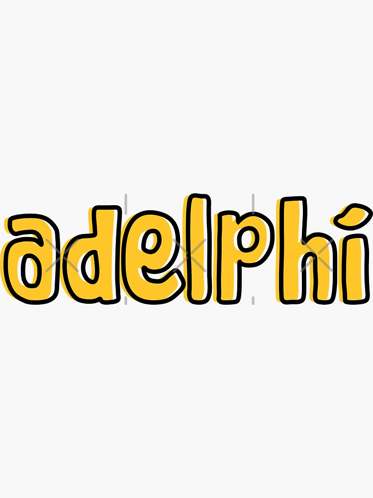 Adelphi University Pink Panther Logo Sticker for Sale by cs332