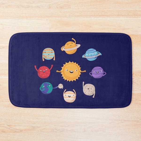 Item preview, Colorful Solar system illustration print designed and sold by Bakulina.