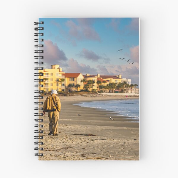 Item preview, Old Couple Walking up Empty  Beach designed and sold by dbvirago.