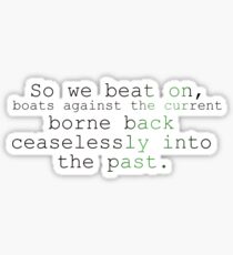 So We Beat On Sticker