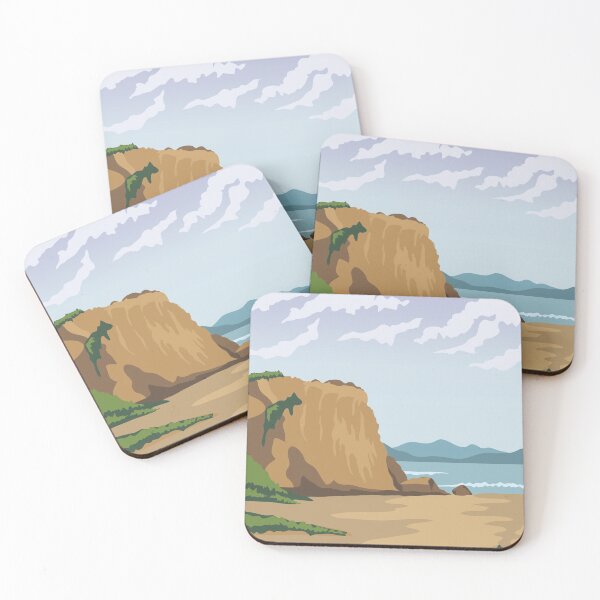 Item preview, Point Dume Malibu Travel Poster  designed and sold by Meghan Cleary.