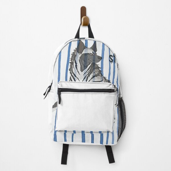 guess striped backpack