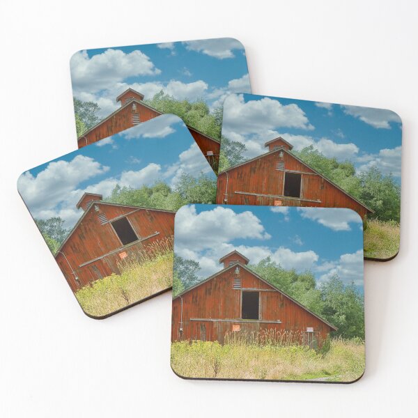 Item preview, Old Red Barn in the Weeds designed and sold by dbvirago.