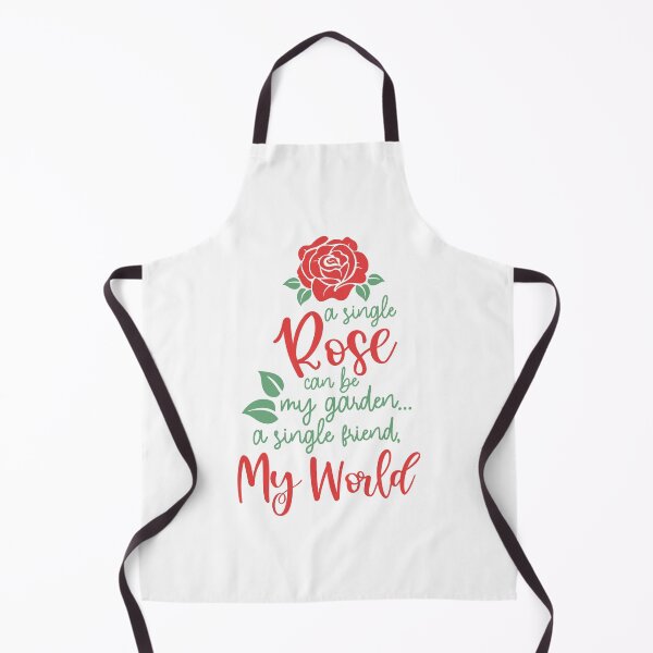 Artikelvorschau, Tag der Freundschaft Sprichwort: Eine einzelne Rose kann mein Garten sein entworfen und verkauft von remonss.