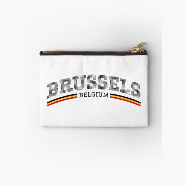 Item preview, Brussels Belgium Black Dot Text Pattern designed and sold by ElPato.