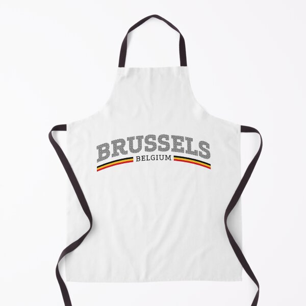 Item preview, Brussels Belgium Black Dot Text Pattern designed and sold by ElPato.