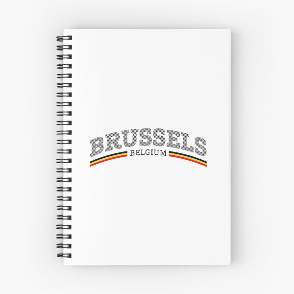 Item preview, Brussels Belgium Black Dot Text Pattern designed and sold by ElPato.