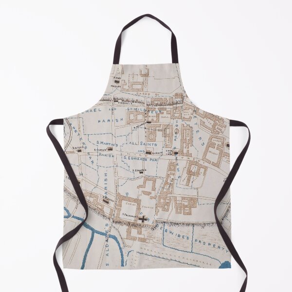 Item preview, Vintage Map of Oxford England (1871) designed and sold by BravuraMedia.