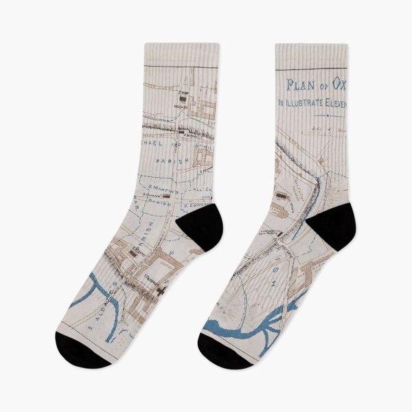 Item preview, Vintage Map of Oxford England (1871) designed and sold by BravuraMedia.