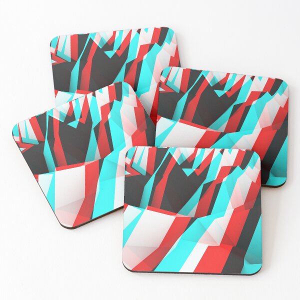 Item preview, Stereoscopic Black and White Abstract Origami 3D designed and sold by hyproinc.