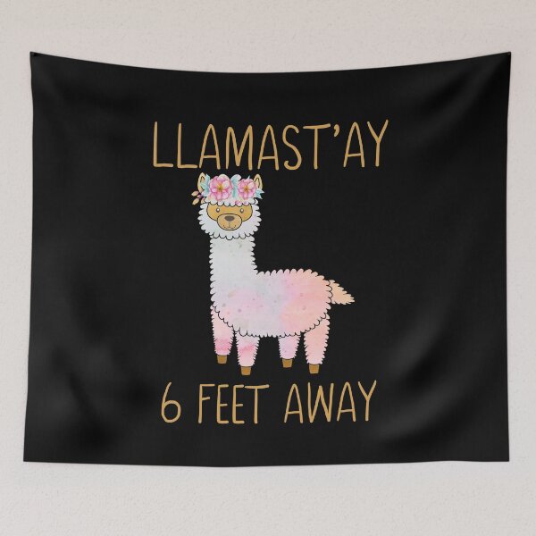Item preview, Llamast'ay 6 Feet Away designed and sold by Sara Burgess.