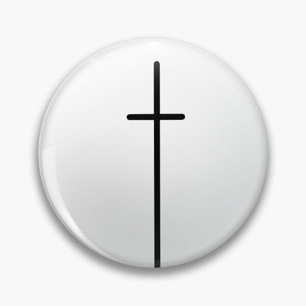 Item preview, minimal black cross designed and sold by americanteenart.