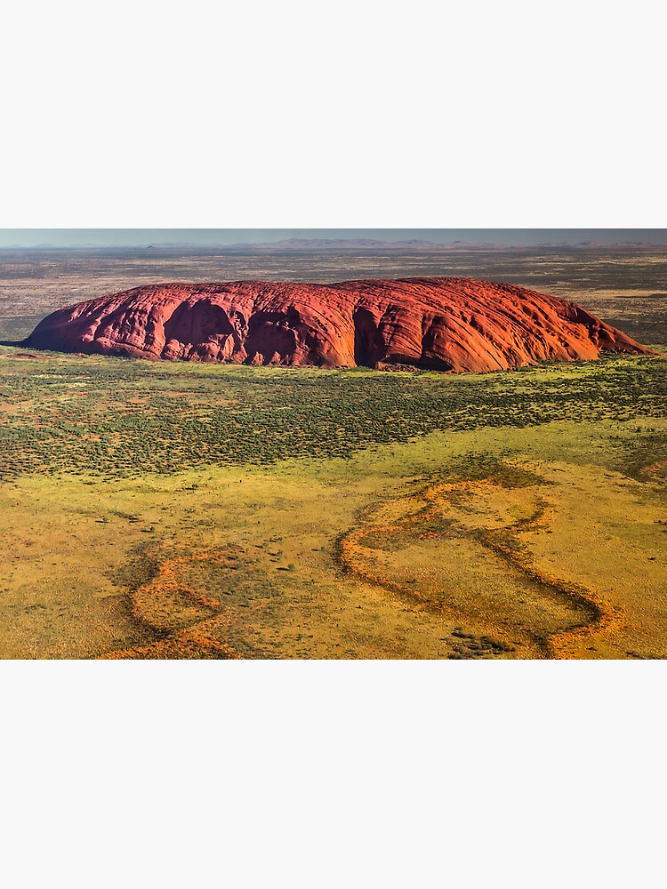 "Uluru Ayers Rock Aerial" Canvas Print by RussellCharters | Redbubble