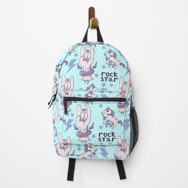 Item preview, Rockstar unicorn aqua designed and sold by SoLaNgE-scf.