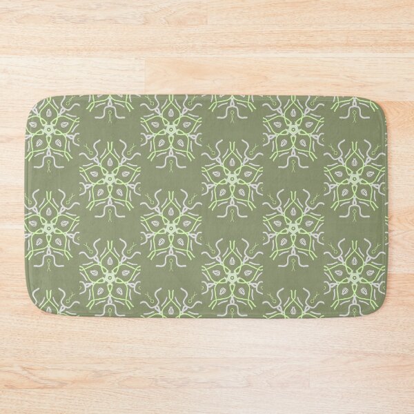 Item preview, Abstract Green Flower designed and sold by Valina Moon Creations.