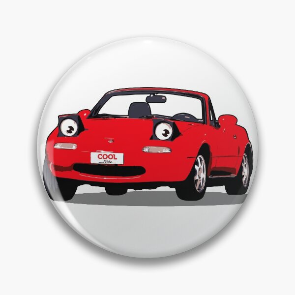 MAZDA Pin Pins schwarz 90er Jahre Kult! Mazda MX 5 Cabriolet 