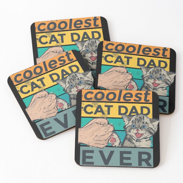 Item preview, Coolest Cat Dad Ever designed and sold by DavinciStore21.