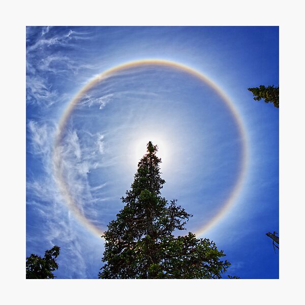Cirrus Solar Halo Photographic Print