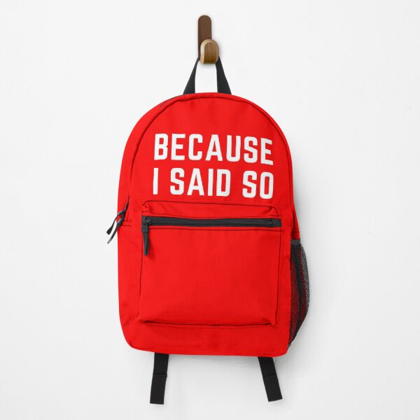 Item preview, Because I Said So designed and sold by Plant Based Athletx.