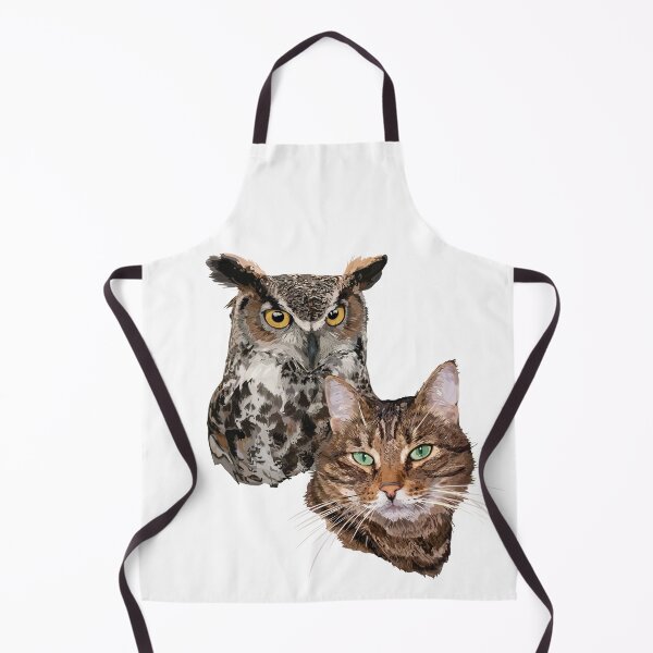 Item preview, Cat and owl designed and sold by obscurite.