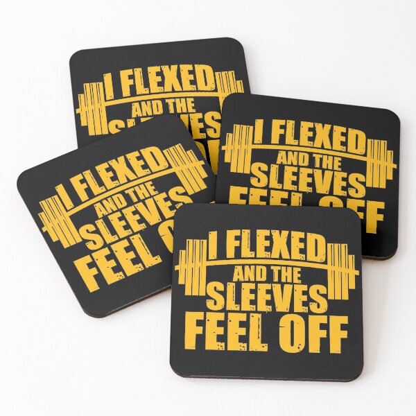Item preview, I flexed and the Sleeves Feel Off designed and sold by VectorDesigner.