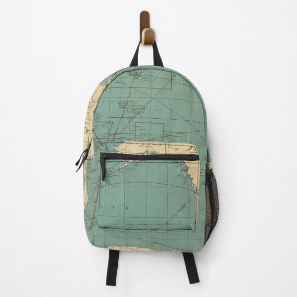 Item preview, Vintage Map of the Pacific Ocean (1924) designed and sold by BravuraMedia.