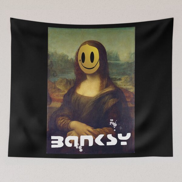 Item preview, Mona Lisa Smile  - Homage to Banksy (Signature Variant) designed and sold by DarkMatter2016.