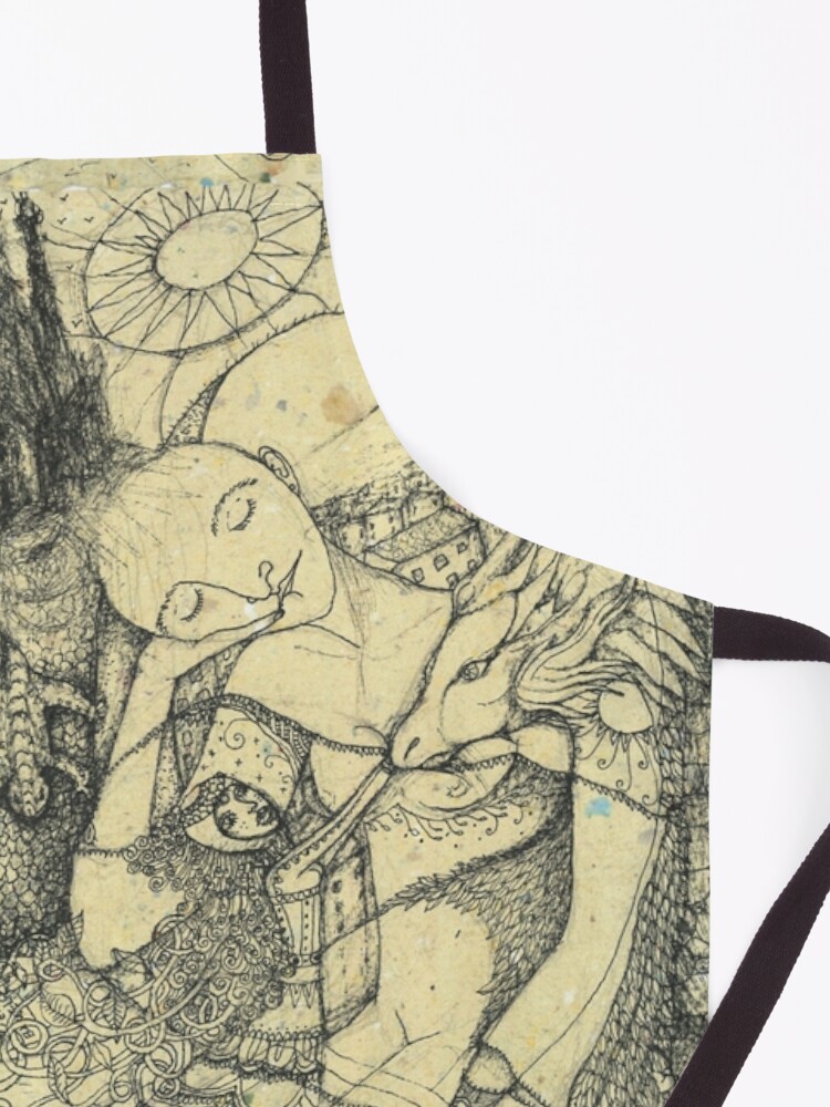 Alternate view of Siesta en Barcelona Apron