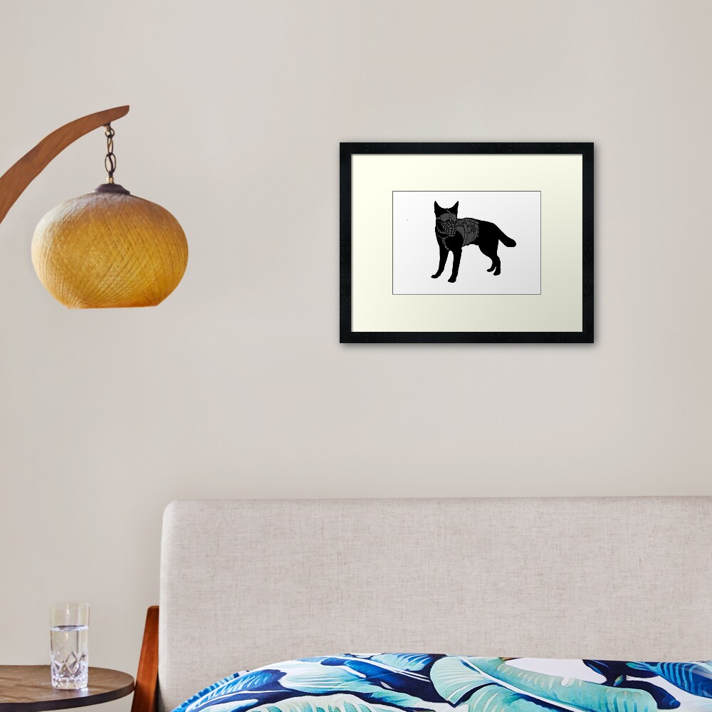 Vista previa del artículo con la obra «Lámina enmarcada», diseñado y vendido por RunningRogan.