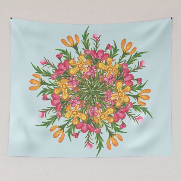 Item preview, Wildflower Explosion Mandala designed and sold by Frostie88.