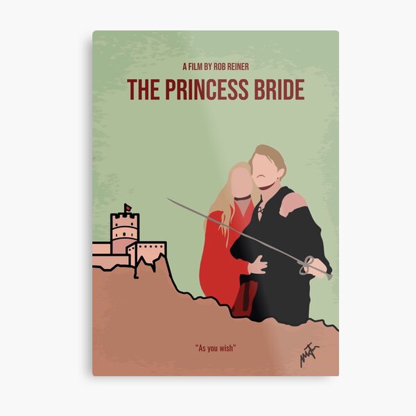 Princess Bride Movie- minimal Metal Print