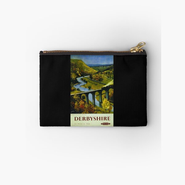 Item preview, Railway Poster Derbyshire designed and sold by stickart-marek.