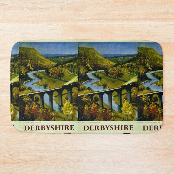 Artikelvorschau, Eisenbahn Plakat Derbyshire entworfen und verkauft von stickart-marek.